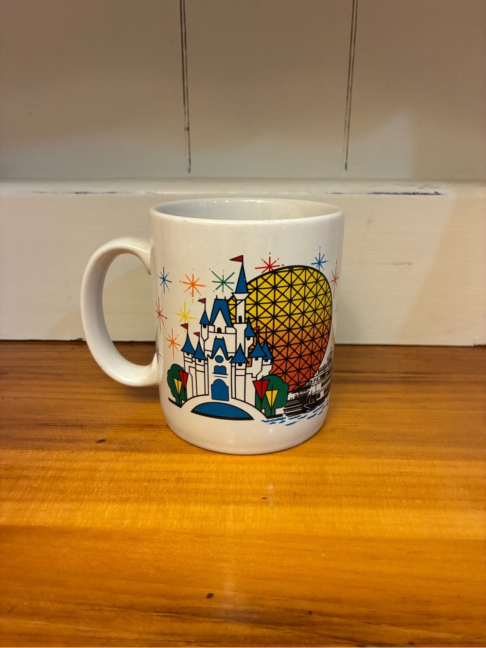 Vintage 1980s Walt Disney World "I ❤️ Grandma" Mickey Mouse Mug – Retro EPCOT - Picture 2 of 5